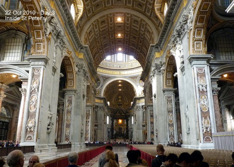 St Peters from inside