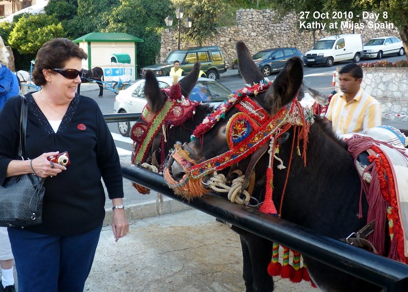 Kathy and a Donkey