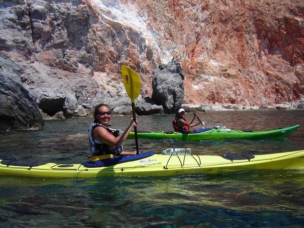 Kayaking calm water