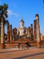 Buddha in every picture of Old Sukhothai