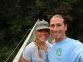 Us on a suspension bridge