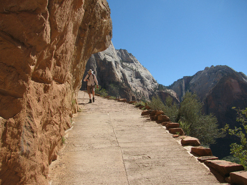 30 sept. Zion N.P.The Angels Landing tr 10