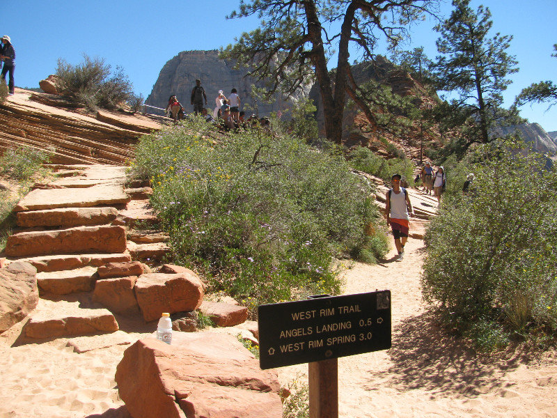 30 sept. Zion N.P.The Angels Landing tr 21