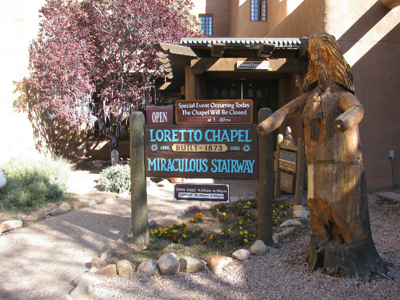 18 oct. Santa Fe NM 20 Loretto Chapel 1873