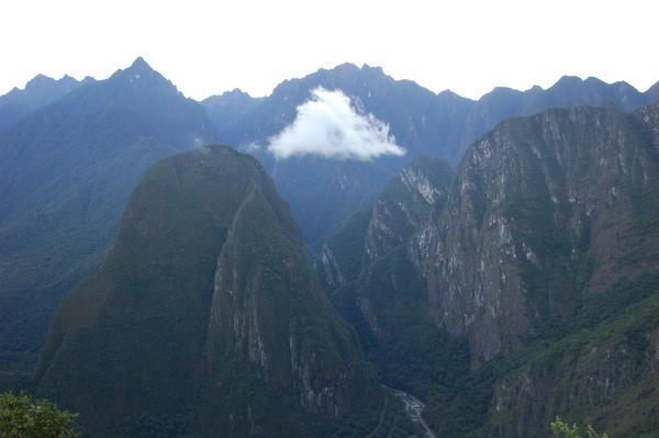 The early morning trip up to Machu Picchu