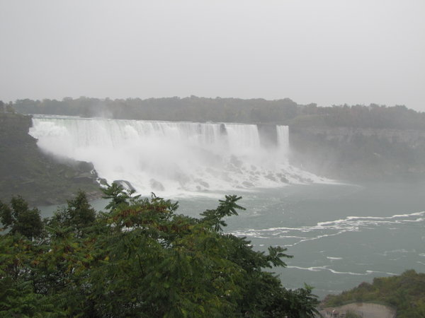 American side of the falls