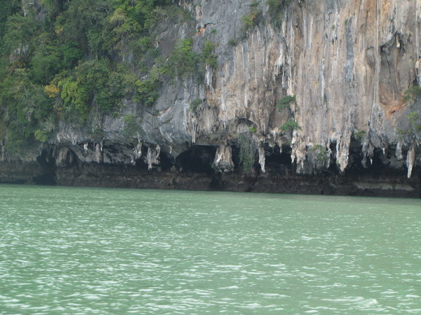 caves in Phang Nga Bay