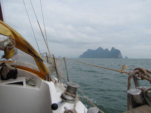 sailing in Phang Nga Bay