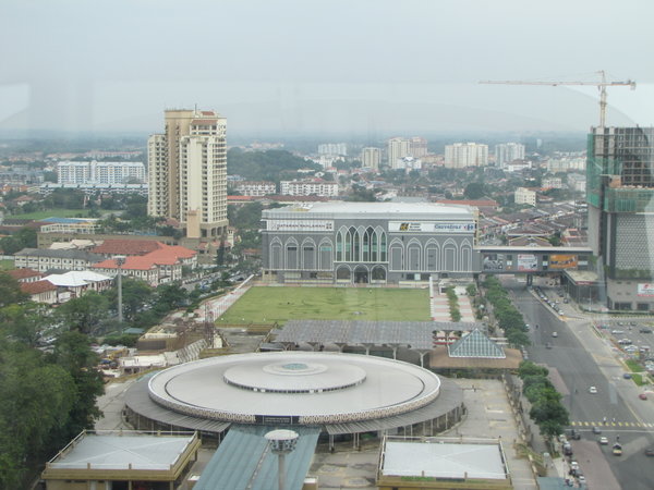 Melaka view from Menara Taming Sara (revolving tower)