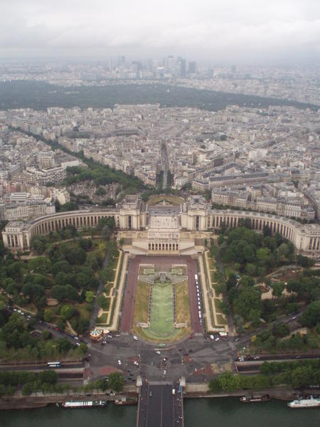 view from the top of the Eiffel Tower