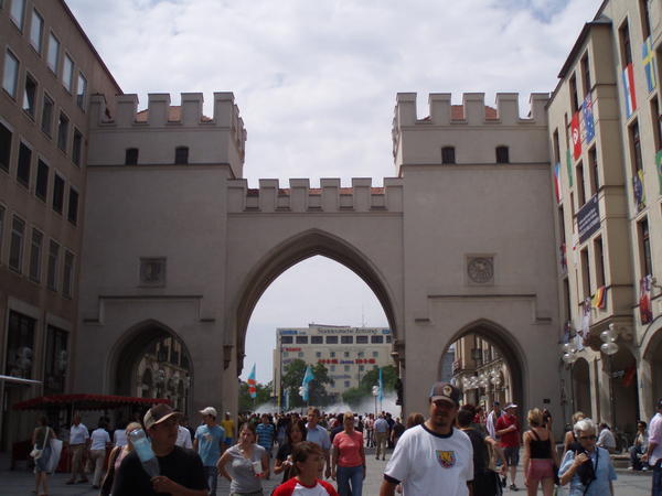 gates into Munich city