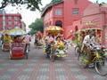 Trishaw peak hour through the streets of Melaka!