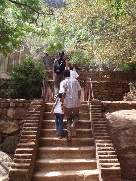 Sigiriya steps