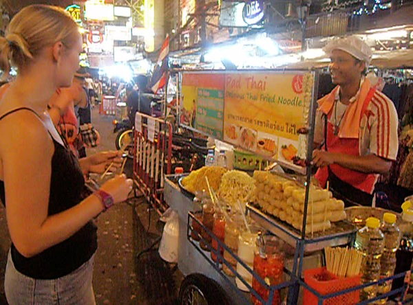 Street food on the Khao San Road
