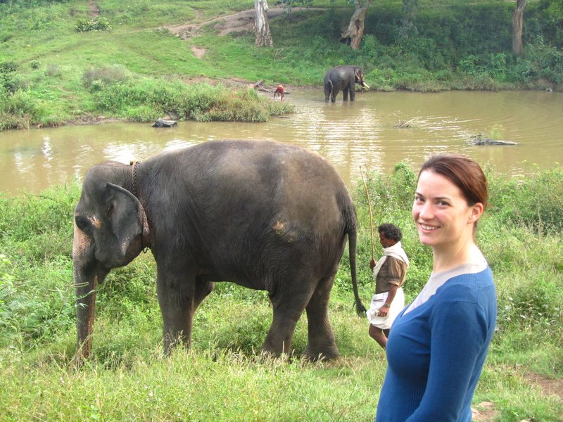 Sarah and the elephant