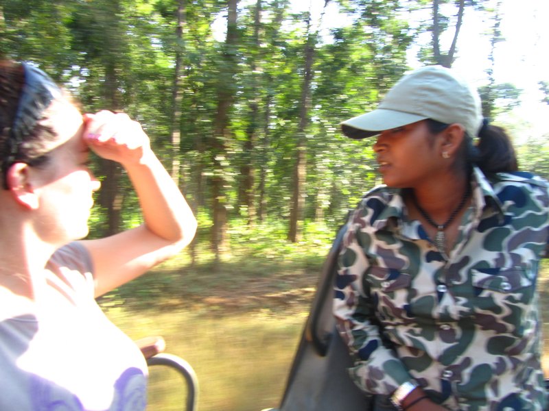 Sarah and our guide, Deepti