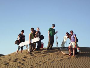 Sandboarding crew