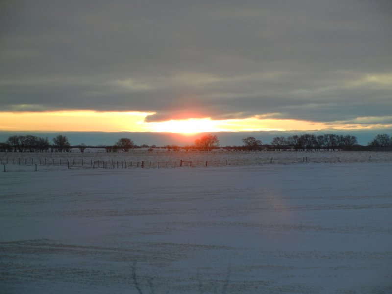 Sunrise over Saskatchewan