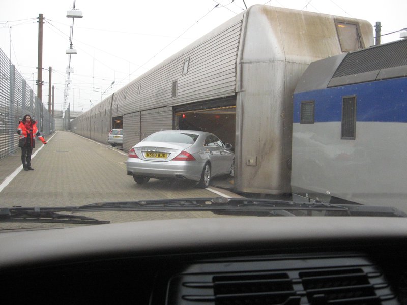 Entering the Chunnel