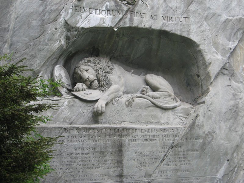 The Lion Carving