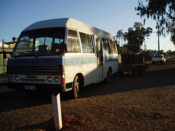 Bus & trailer