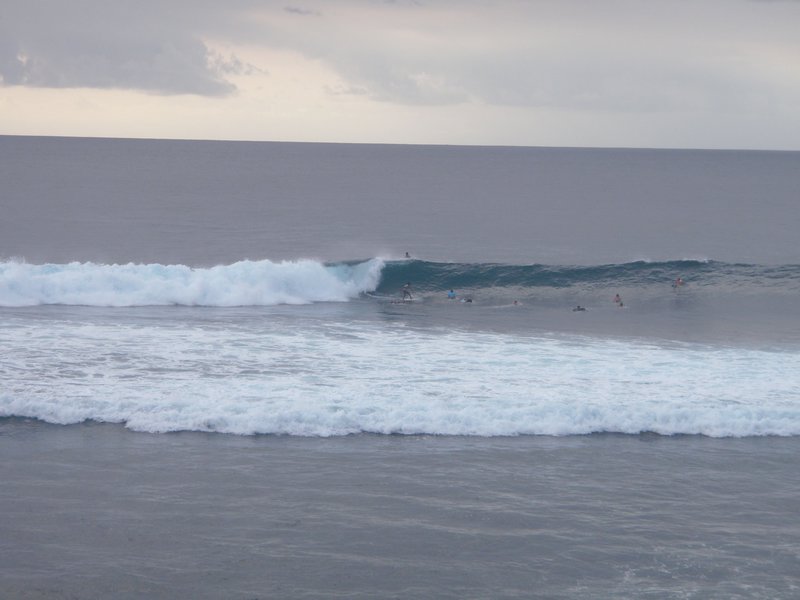 Surfing at Uluwatu