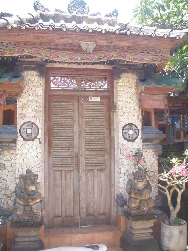 typical entry to Balinese Home