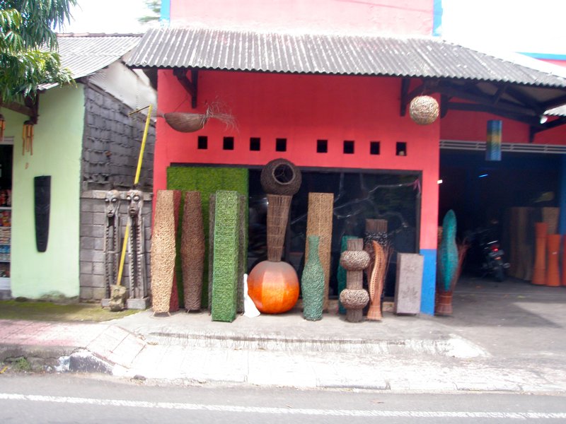 One of the many home goods shops
