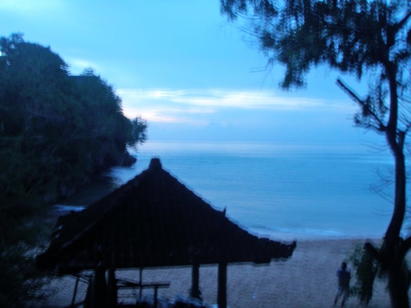 Sunset at Padang Padang Beach