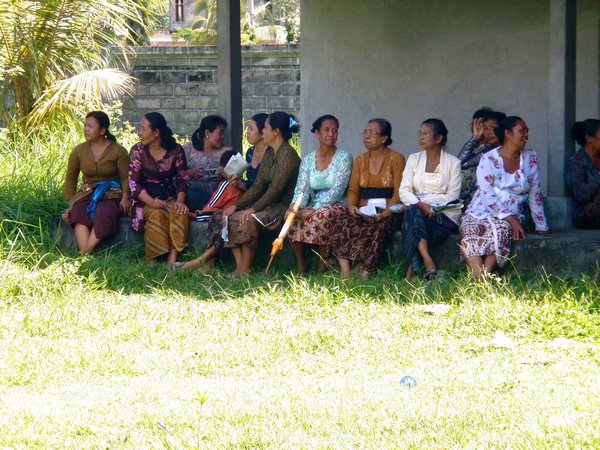 Women at Cremation Ceremony