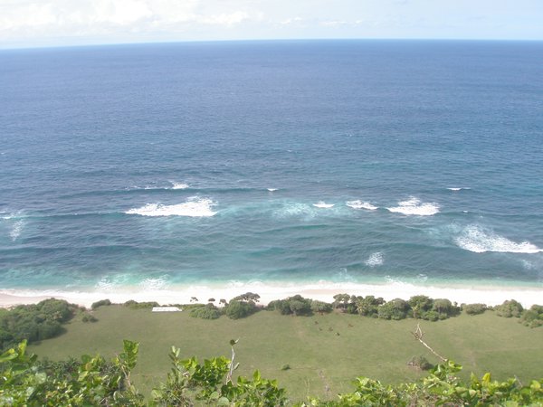 View above Nyang Nyang Beach