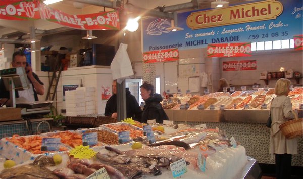 Biarritz Market - fresh seafood