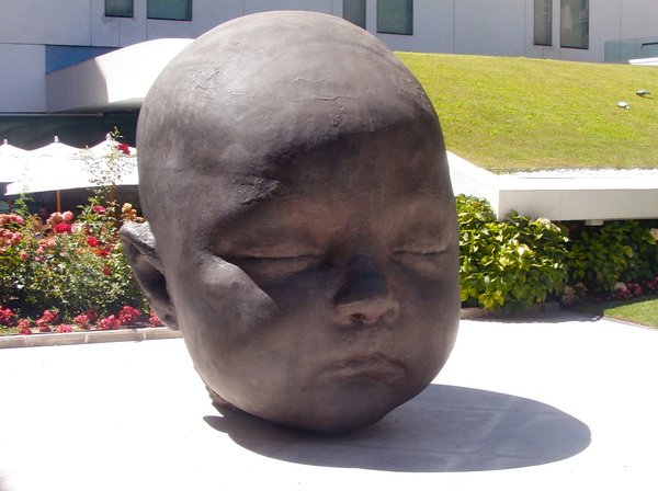 Sculpture outside the Thy-Born Museum