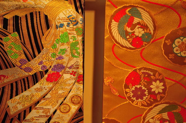 Detail of design on kimono