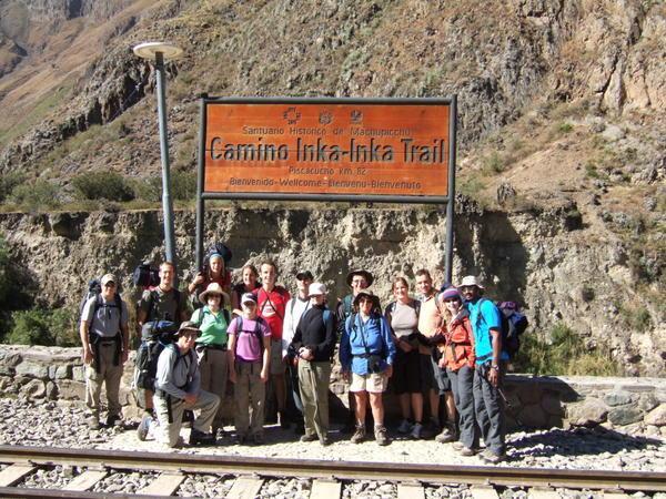 Starting the Inca Trail