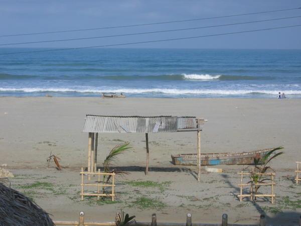 The view from our room in Canoa
