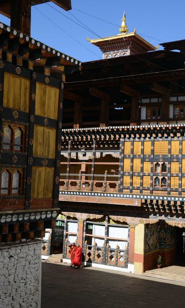Inside Paro Dzong