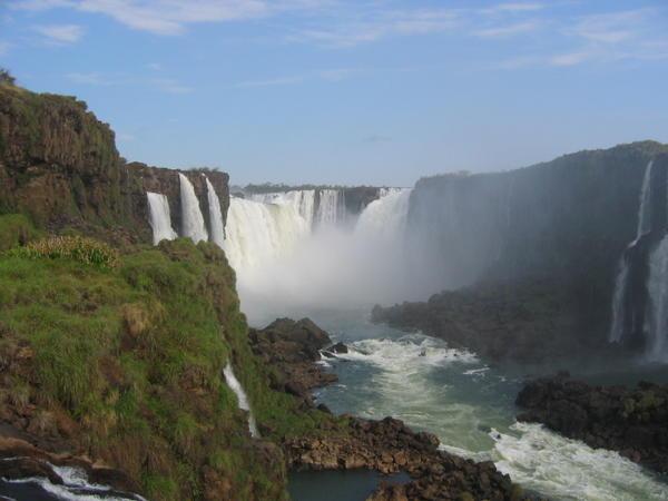 Brazillian side of the falls