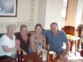 Aunty Laura, my cousins wife Doreen, cousin Charles & me, once again at the Selwyn
