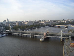 View over London & the Millennium bridge