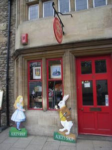 Alice's shop - Where she used to buy her candy!