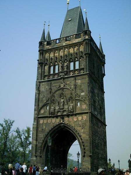 Old town bridge tower