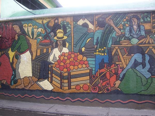 You can´t really call this grafitti on the walls in Loja!