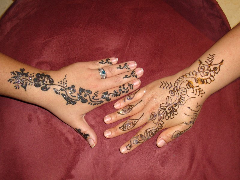 Henna work...