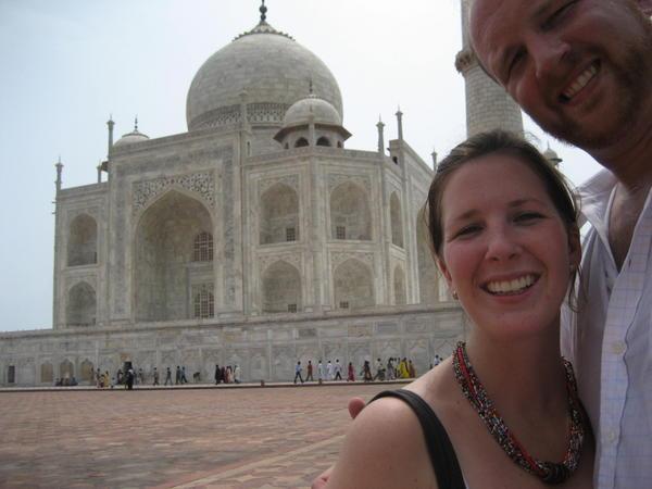 T & I at the Taj Mahal
