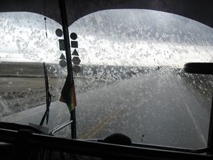 33 Bus to La Paz - Snow and Sleet