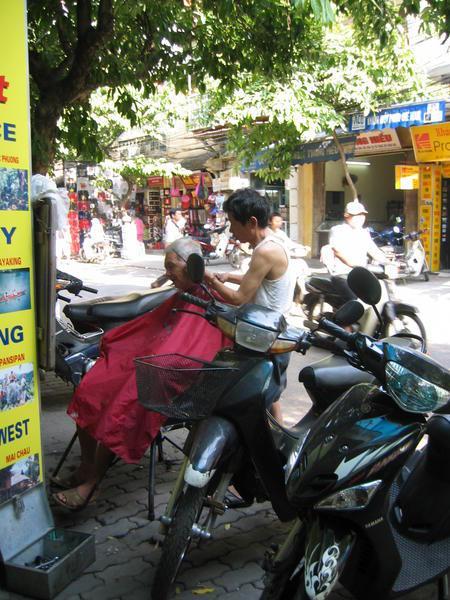Hanoi barber
