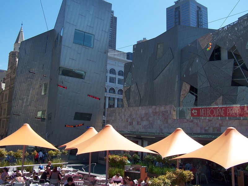 Federation Square tables