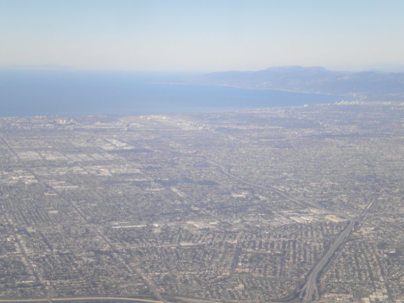 arriving in L.A.