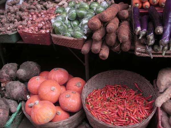 Colorful Veg at the Market